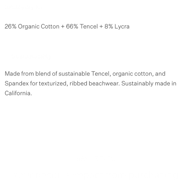 NWOT Vitamin A West Organic Ribbed Tank Dress - Picture 16 of 16